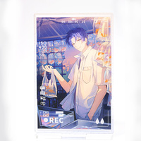 Support transparent en acrylique personnalisé avec personnage d'anime imprimé, CNC, pour photo, décoration de Noël et d'Halloween