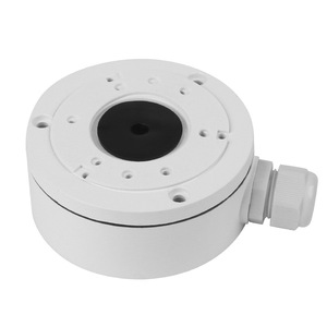 Boîtier de jonction en alliage d'aluminium <span class=keywords><strong>pour</strong></span> câble d'alimentation de plafond, disque hémisphérique épaissi, collecteur de fils rotatif <span class=keywords><strong>pour</strong></span> <span class=keywords><strong>caméra</strong></span> de sécurité CCTV - Product Image 1