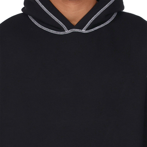 <span class=keywords><strong>Sweat</strong></span> <span class=keywords><strong>à</strong></span> <span class=keywords><strong>capuche</strong></span> pour homme Camisetas <span class=keywords><strong>Sweat</strong></span> <span class=keywords><strong>à</strong></span> <span class=keywords><strong>capuche</strong></span> noir avec poche avant <span class=keywords><strong>à</strong></span> bordure blanche et cordon de serrage réglable <span class=keywords><strong>Sweat</strong></span>-shirt décontracté - Product Image 4
