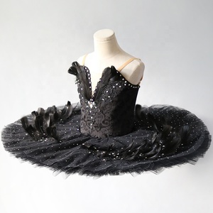 Costume de ballet Tutu Black Swan sur mesure T0514, robe Tutu professionnelle - Product Image 2