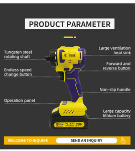 Taladro Eléctrico Inalámbrico <span class=keywords><strong>de</strong></span> 16V Más Vendido, <span class=keywords><strong>Atornillador</strong></span> <span class=keywords><strong>de</strong></span> <span class=keywords><strong>Impacto</strong></span> sin Escobillas, Taladro a Batería, Destornillador Eléctrico - Product Image 5