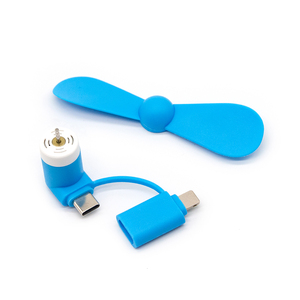 Accessoires de téléphone portable cadeaux en gros type-c à ios 2 en 1 téléphone portable mini ventilateur de refroidissement refroidisseur pour iphone et samsung - Product Image 3