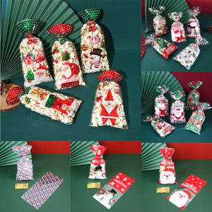 Bolsa <span class=keywords><strong>de</strong></span> plástico transparente <span class=keywords><strong>de</strong></span> <span class=keywords><strong>celofán</strong></span>, decoración para fiesta <span class=keywords><strong>de</strong></span> Feliz Navidad, Santa, paquete <span class=keywords><strong>de</strong></span> 50 Uds. - Product Image 6