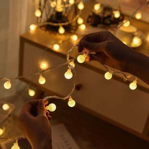 <span class=keywords><strong>Guirlande</strong></span> lumineuse LED multicolore givrée en forme <span class=keywords><strong>de</strong></span> bulles <span class=keywords><strong>de</strong></span> cuivre avec batterie <span class=keywords><strong>pour</strong></span> fêtes <span class=keywords><strong>de</strong></span> Noël en intérieur - Product Image 6