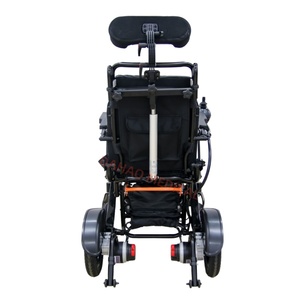 <span class=keywords><strong>Fauteuil</strong></span> roulant électrique multifonctionnel léger en aluminium pliable avec double batterie au lithium - Product Image 5