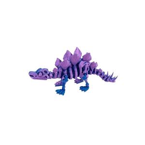Figuras creativas impresas en 3D, miniesqueleto de dinosaurio <span class=keywords><strong>Estegosaurio</strong></span>, modelos de actividad conjunta de animales para adornos - Product Image 5