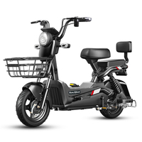U entrepôt 350W 500W 48V 15AH 16AH 20AH 24AH vélo électrique de ville d'autoroute de banlieue à emporter vélo électrique 2 places adulte