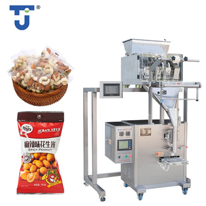 <span class=keywords><strong>Multihead</strong></span> 4 pesador lineal automático Banana Chip tuerca semilla inflado bolsa de alimentos secos bolsa de bolsita VFFS máquina de envasado de múltiples funciones - Product Image 2