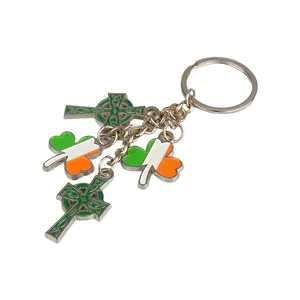 Factory Direct Sale Custom 3d Metal Keychain Anime Clover Metal Keychain