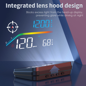 Proyector HUD para Parabrisas <span class=keywords><strong>de</strong></span> Coche M25, OBDII GPS HUD con Advertencia <span class=keywords><strong>de</strong></span> Cámara <span class=keywords><strong>de</strong></span> Velocidad, Compatible con Eliminación <span class=keywords><strong>de</strong></span> DTC, Ajuste Universal para Todos los Coches y Camiones <span class=keywords><strong>de</strong></span> 12V - Product Image 5