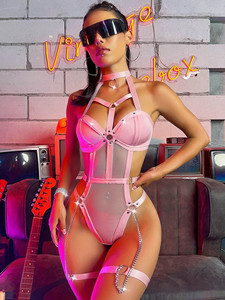 Prodotti di vendita calda da donna maglia di pizzo rosso <span class=keywords><strong>Sexy</strong></span> Lingerie vestito <span class=keywords><strong>amore</strong></span> <span class=keywords><strong>Sexy</strong></span> che rivela glutei Lingerie <span class=keywords><strong>Sexy</strong></span> - Product Image 2
