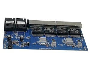 Nuevo Convertidor <span class=keywords><strong>de</strong></span> Medios <span class=keywords><strong>de</strong></span> <span class=keywords><strong>Fibra</strong></span> Óptica Ethernet Gigabit RTXMC Reverse Poe 10/100/1000m, Placa Pcba, Switch, 2 Puertos 1.25g Sc 8 Rj45 - Product Image 5