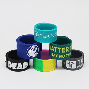 Bracelet en caoutchouc réutilisable, personnalisé, en Silicone, vente en gros - Product Image 3