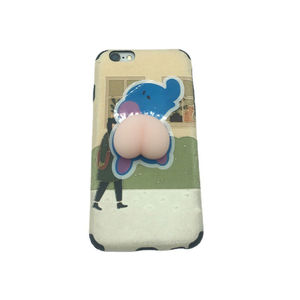 Lindos Juguetes Antiestrés de Dibujos Animados 3D con Forma de Trasero de Melocotón, Figuras de Dibujos Animados para Niños, Juguetes Mochi - Product Image 5