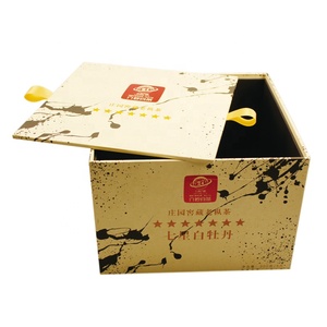 Custom natual flat brown kraft paper box logo printed tea packaging box - Product Image 6