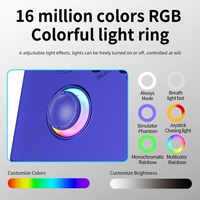 Consola de Juegos Portátil RG40XX V con Pantalla IPS de 4 Pulgadas, Anillo de Luz RGB, Sistema Linux, Videojuegos Retro, con Wi-Fi