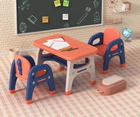 Offre Spéciale bébé pliable en plastique devoirs bureau nordique enfants meubles étude Tables et chaise ensemble pour enfants