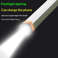 Lampe d'urgence LED rechargeable pour extérieur, étanche IP65, pour camping et travaux d'entretien, avec commande par bouton