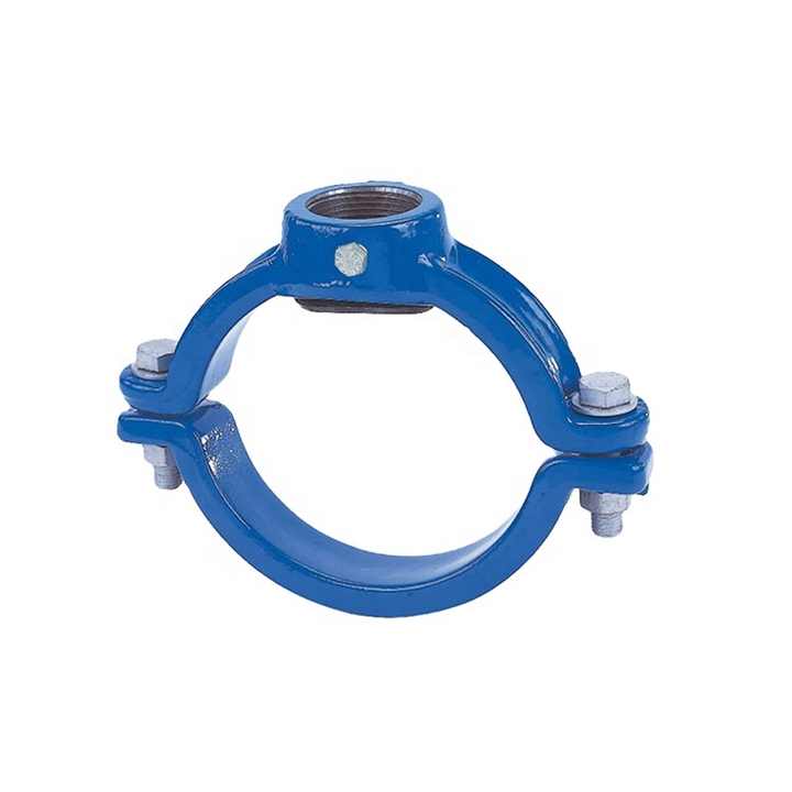 ISO2531 шаровой чугунный фланцевый отводной кольцевой патрубок для труб из ПВХ и ПЭ