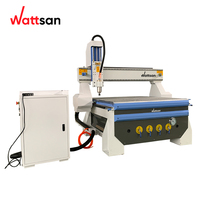 Wattsan M1 1313 EN STOCK MAINTENANT 1300*1300*300mm 3kw 4.5kw Machine de fraisage CNC 3D pour le bois