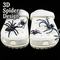Nouveauté en promotion : Breloque de chaussure cafard 3D réaliste, décorations amusantes et tendance pour chaussures, pour adolescents et adultes, vente en gros