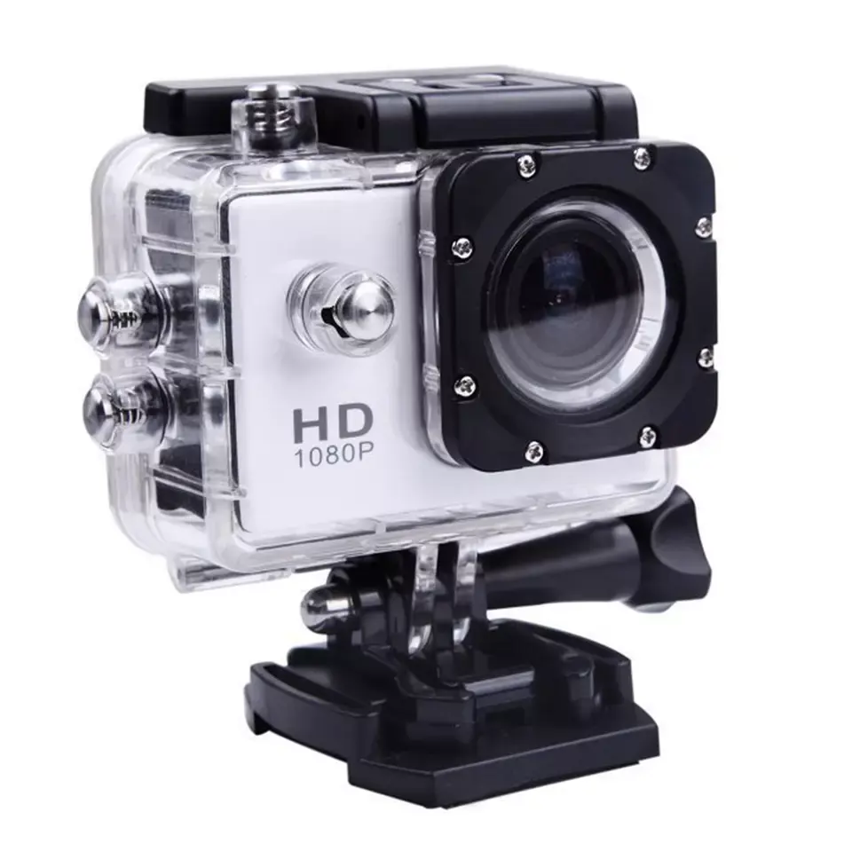 Best Seller macchina fotografica impermeabile di azione subacquea ciclismo fotocamera sportiva HD 1080p mini videocamere go pro 9 per esterni