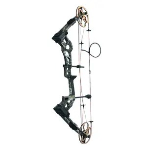 Hi Top Black Sport Adult Archery Set Professional Target 75Lbs Powerful Archery Reverse Compound Bow Hunting