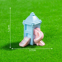 Figurines de terrain de jeu miniatures accessoires en résine scène créative construction bricolage 3D enfants jouets éducatifs pour la décoration de bureau à domicile