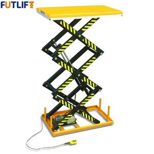 500 किलोग्राम 2000 किलोग्राम इलेक्ट्रिक पैलेट कैंची 2 मीटर प्लेटफॉर्म थोक के साथ आउटडोर लिफ्ट प्लेटफॉर्म थोक - Product Image 5