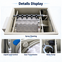 Filtre à tambour rotatif pour bassin à carpes koï Muyuaqua, filtre à tambour à micro-couche en PP pour système d'aquaculture en recirculation