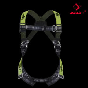 Ceinture de sécurité intégrale en polyester haute résistance JODAH, ligne de vie à rétraction automatique, connexion double corde, alliage d'acier, connexion rapide - Product Image 2