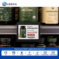 Etiqueta Digital Inteligente de Alto Rendimiento LEEKA ESL, Etiqueta Electrónica de Precio ESL de Bajo Consumo para Cadenas de Farmacias