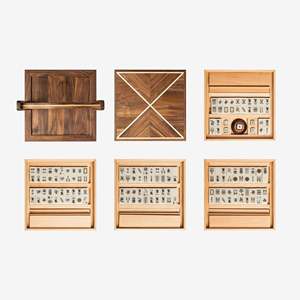 Nouveau Design Deux <span class=keywords><strong>Couches</strong></span> En Bois Mahjong Motif Personnalisé Bois De Hêtre Chinois Américain Mah Jong Tuiles - Product Image 6