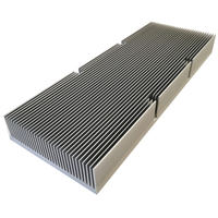 Dissipateur thermique à grande surface de dissipation de chaleur 120(L)*36(H)*330(P)mm, profilé extrudé à haute conductivité thermique