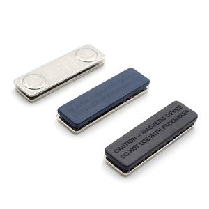 도매 맞춤 제작 금속 자석 명찰/플라스틱 무료 샘플 접착식 네오디뮴 마그네틱 이름표 홀더 배지 - Product Image 6