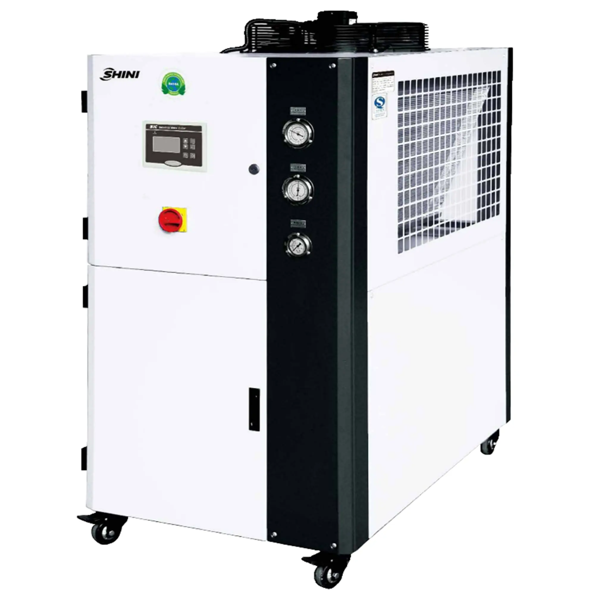 SHINI Industrie kühler luftgekühlter luftgekühlter Industrie kühler R22/R407C Nieder temperatur 5HP Kompressor Industrie wasserkühler