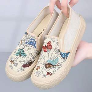 Scarpe Casual da Donna con Tomaia in Tessuto Stile <span class=keywords><strong>Chucky</strong></span> Scarpe Basse Casual da Donna all'Ingrosso - Product Image 6