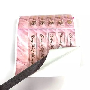 ฉลากสติกเกอร์ที่กำหนดเองการจัดส่งสินค้าโลจิสติกขายส่งแพคเกจข้อมูลกระดาษสติกเกอร์ที่มีโลโก้บาร์โค้ดสแควร์รูป - Product Image 2