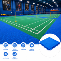 Kunststoff-Bodenfliesen Ineinandergreifende Sportböden für Indoor-Fußball Basketballplätze und Turnhallen