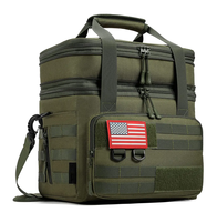 Sac à lunch isotherme personnalisé en aluminium, imperméable, résistant, double couche, personnalisable, boîte à lunch, sac isotherme anti-fuite, pique-nique