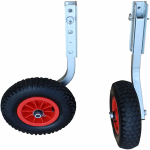 Anshun Heavy Duty Aluminum Alloy <strong>Dinghy</strong> Launching <strong>Wheels</strong> for Inflatable Boats - Product Image 4