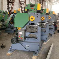 Machine de poinçonnage et de cisaillement combinée mécanique multifonctionnelle QA32-10B, haute productivité pour la fabrication automatique de profilés en acier