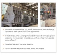 Déchiqueteuse automatique de fûts en acier à haute productivité avec moteur et engrenages pour le traitement des alliages/aluminium