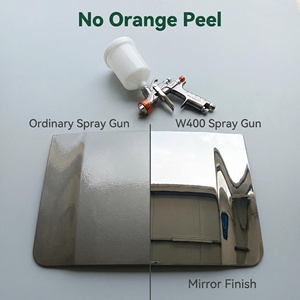 ปืนพ่นสีรถยนต์พร้อมอะแดปเตอร์ถ้วยพลาสติกแบบใช้แล้วทิ้ง PPS, หัวฉีดพ่นละเอียดขนาด 1.3 มม., ชุดปืนพ่นสีรถยนต์แบบป้อนสีด้วยแรงโน้มถ่วง ไม่ต้องทำความสะอาด - Product Image 5