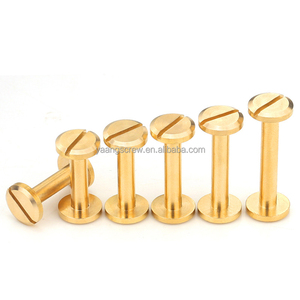 Tornillo Chicago Personalizado Acero inoxidable Latón Tornillo Chicago Poste de encuadernación Tornillo macho y hembra - Product Image 2