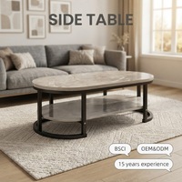 Table basse moderne en métal pour salon, maison, appartement, design de rangement écologique, durable