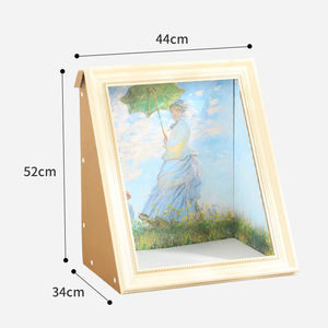 Luxueux planche à gratter haute densité chat <span class=keywords><strong>maison</strong></span> quatre saisons universel interactif jouet pour animaux de compagnie peinture à l'huile conception - Product Image 2