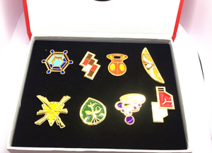 Promosyon Barmen Çocuk Oyuncakları Pokemon Spor Salonu Rozetleri Seti Zil Paraları Toptan Alüminyum Alaşım Metal Çevre Dostu Hediyelik Eşya Tv Film - Product Image 4