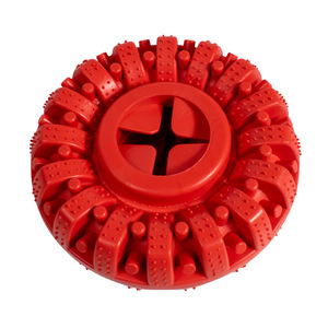 Jouets à mâcher pour chien en caoutchouc naturel, <span class=keywords><strong>pneu</strong></span> indestructible, distributeur de friandises, écologique, durable, nettoyage des dents, pour chiens agressifs - Product Image 5