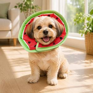 Adjustable Strawberry Donut Soft Comfortable Anti Lick Anti Bite Washable Cone Alternative Protective Pet Recovery Neck <b>Collar</b> - Product Image 6